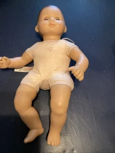 American Girl Bitty Baby Doll 2014 Painted Hair Lots Of Scratching On Head AS IS - Picture 1 of 7