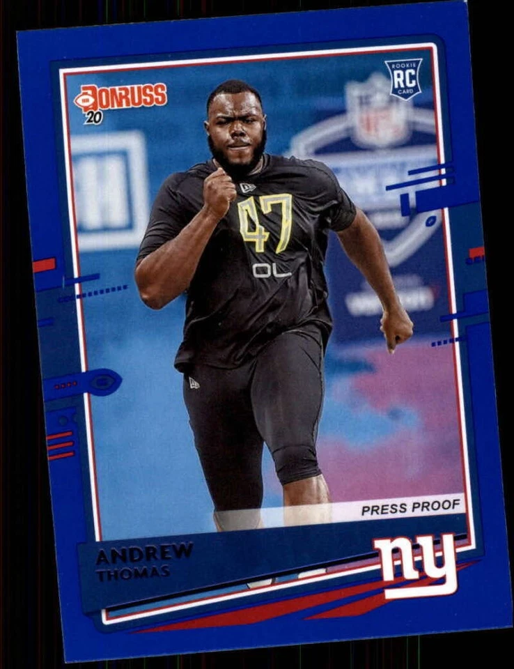 2020 Donruss NFL Football Blue Press Proofs Trading Cards Pick From List 201-Var - Image 1 of 1