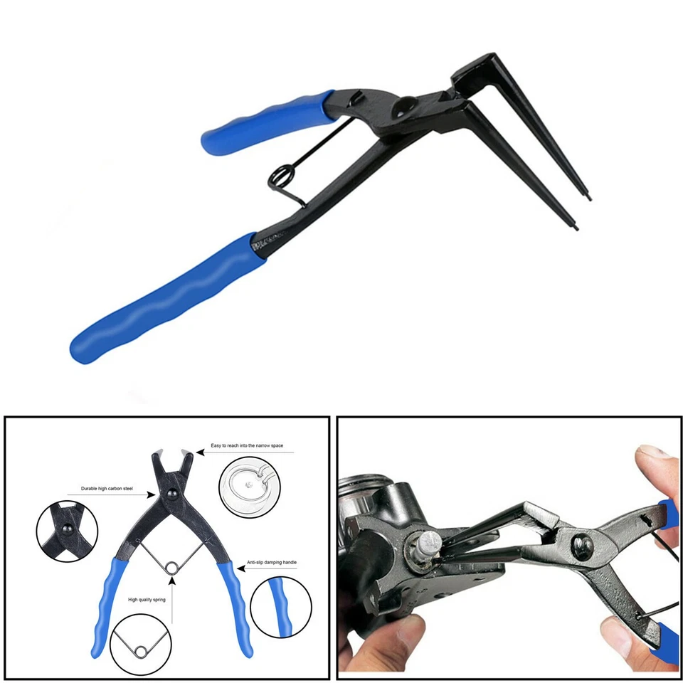 Auto Trucks Heavy-duty Cylinder Snap Ring Plier Internal Ring Remover Long Nose - Image 1 of 4