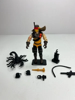 VINTAGE HASBRO 1991 G.I JOE COBRA ACTION FIGURE DESERT SCORPION 100% COMPLETE - Image 1 of 4