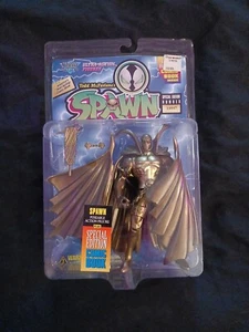 1995 - McFarlane Toys - Spawn : Special Edition - GOLD Spawn Ultra w/COMIC- 1996 - Picture 1 of 3