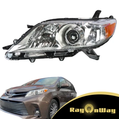For Toyota Sienna 2011-2020 Left Driver Halogen  Side Headlight Headlamp Assy Foto 1 de 4