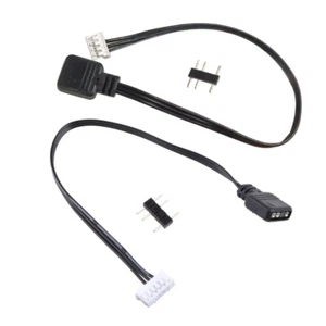 For Coolmoon Fan Controller Adapter Cable 4Pin/6Pin to 5V ARGB 3Pin Converter - Afbeelding 1 van 14