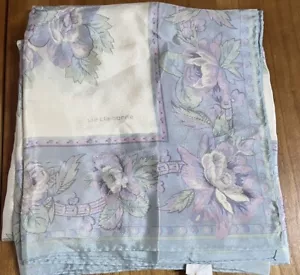 Vintage Liz Claiborne Seidenschal 30 Zoll quadratisch - Bild 1 von 4