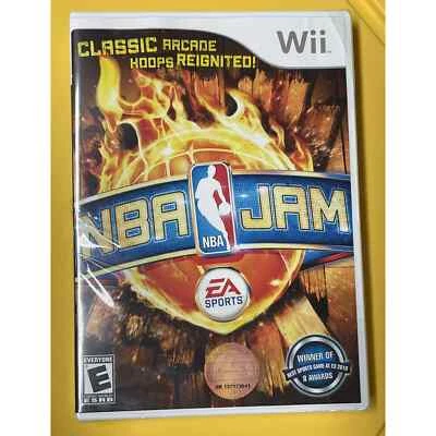 NBA Jam (Nintendo Wii, 2010) Basketball Brand New Factory Sealed! Ships Fast! - Image 1 of 2