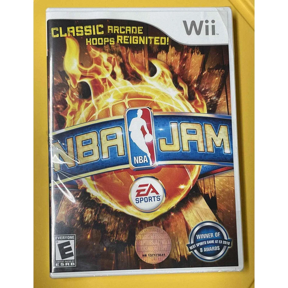 NBA Jam (Nintendo Wii, 2010) Basketball Brand New Factory Sealed! Ships Fast! - Image 1 of 2