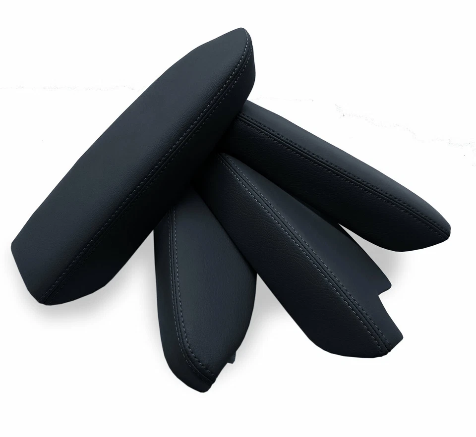 适用于 04-08 讴歌 TL 乙烯基皮革前后门扶手罩黑色 — 第 1/4 张图片