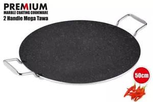 Non-Stick Tawa 50cm Mega Chef Frying Pan Cookware Crepe Plate Roti Catering - Picture 1 of 7