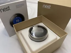 Nest Thermostat 3rd Generation Programmable Thermostat T3008US - Stainless Steel - Picture 1 of 7