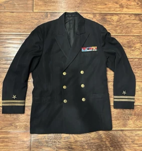Vintage Military - K S Custom Tailor Suzuki Officer Navy Coat WW2 - Picture 1 of 14