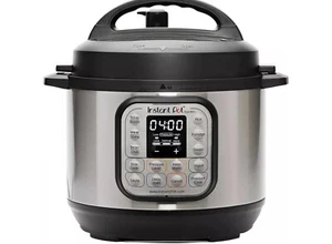 Instant Pot Duo 7-in-1 Electric Pressure Cooker, 3Qt, Stainless Steel/Black New - Picture 1 of 9