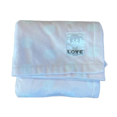 Manta de algodón a lunares Love by Little Giraffe Baby rosa blanco Foto 1 de 4