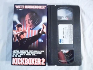 Tested! Kickboxer 2 *1st Edition 1990* VHS Jean-Claude Van Damme Kick Boxing HBO - Picture 1 of 7