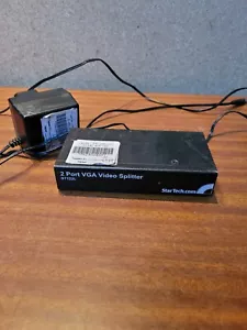 StarTech 2 Port VGA Video Splitter 250MHz - ST122L - With PSU - Picture 1 of 3