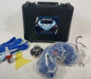 GRTARD Premium Magnet Fishing Kit w/ Grappling Hook and Case - Picture 1 of 6
