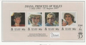 PITCAIRN ISL. Sc 487 NH SOUVENIR SHEET OF 1998 - PRINCESS DIANA - Sc$5 - (DF25) - Picture 1 of 1