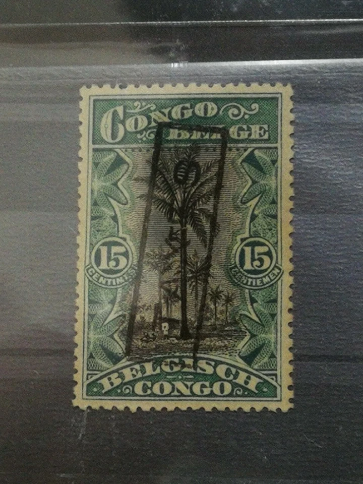 Belgian Congo 1908 taxe postage due MH - Image 1 of 1