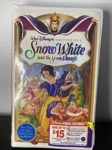 Walt Disney Masterpiece Collection Snow White and the Seven Dwarfs VHS 1994 NEW - Picture 1 of 5