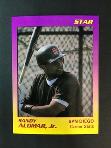 1989 Star Company #24 SANDY ALOMAR JR Glossy Young ROOKIE Prospects E05021312