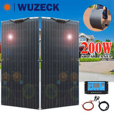 200W Monocrystalline Solar Panel Kit Flexible for Car /Motorhome/House/Boat/RV