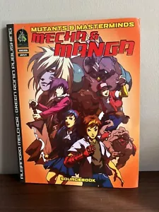 2009 Mutants and Masterminds: Mecha & Manga Source Book RPG Role Playing Book - Foto 1 di 8