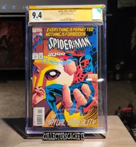Spider-man 2099 #13 CGC SS 9.4 Rick Leonardi Spider-man Homage.  - Picture 1 of 2