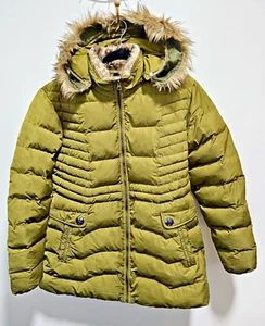 FORT COLLINS Women’s S XXL Green Coat With Zip up and Zip-Out Hood - Picture 1 of 7