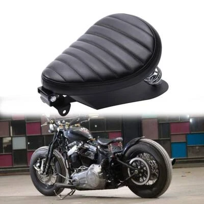 Assento solo bobber motocicleta para Suzuki Boulevard Honda Rebel Yamaha Road Star EUA - Imagem 1 de 4