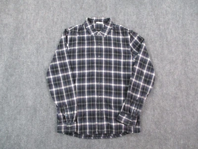 James Perse Shirt Mens Large Blue Plaid Standard Button Up - Image 1 of 4