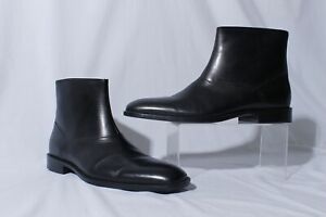 Johnston & Murphy Men's Black Leather Ankle Boots 11M