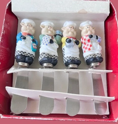 Pig Appetizer Spreader Knives Cheese Butter Stainless Steel Boston Warehouse — 第 1/4 张图片