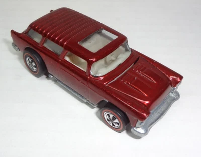 1970 年 Redline 风火轮经典 Nomad 红色均匀色调全新光泽 Alive 55 — 第 1/4 张图片