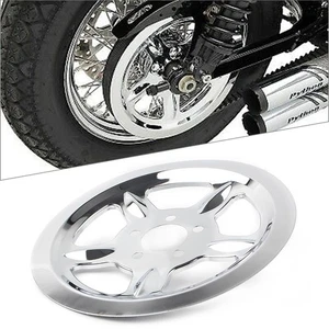 Replacement #1201-0520 Chrome Rear Pulley Cover For Harley Sportster XL883 1200 - Picture 1 of 5