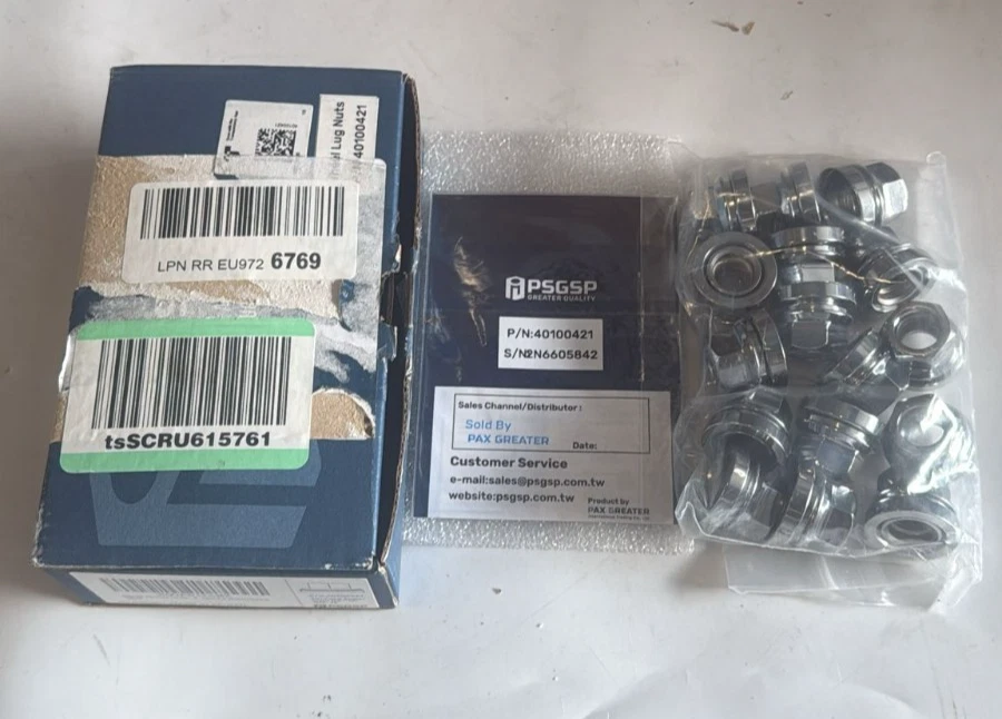 Silver M14x1.5 Wheel Lug Nuts 16pcs 2003-2016 Ford F250 F350 F450 F550... - Imagem 1 de 3