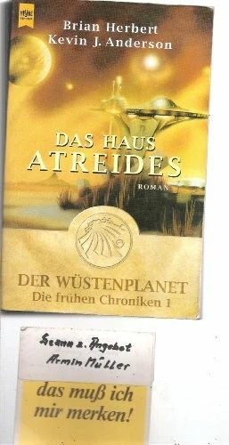 Das Haus Atreides (Der Wüstenplanet Die frühen Chroniken 1) Buch Heyne - Bild 1 von 1