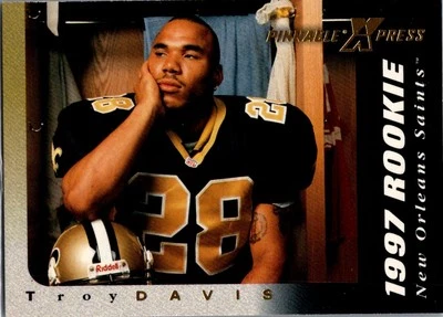 1997 Pinnacle X-Press #124 Troy Davis - Image 1 of 2