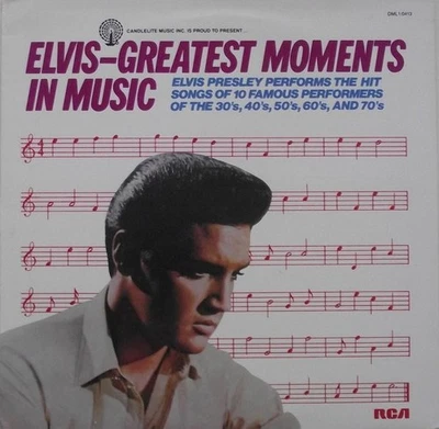 rare LP Elvis Greatest Moments In Music USA RCA Special Products Candlelite - Bild 1 von 3
