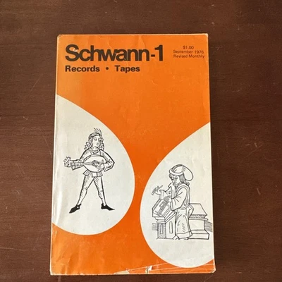 Schwann 1 Record and Tape Guide Catalog  - September 1976 -PB Book Foto 1 de 2