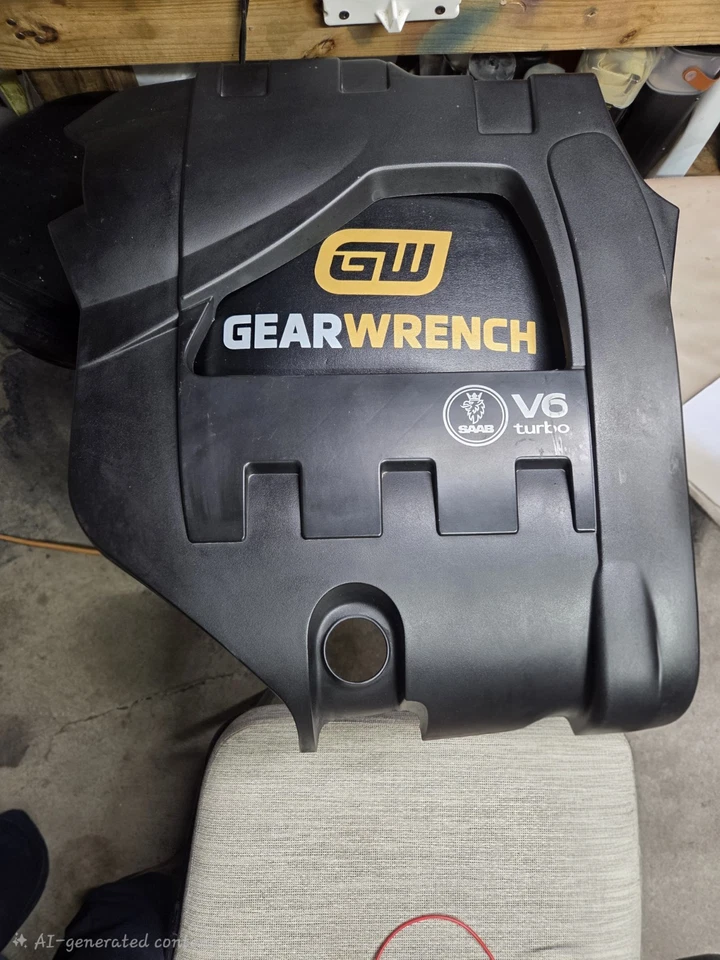 Saab 9‐3 V6 Turbo Engine Cover Aero 2.8L Turbo 55562495 OEM Usado 2006–2011 - Imagem 1 de 4