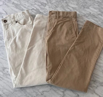 Crewcuts J.Crew caquis elásticos y pana cintura ajustable niño grande 10 Foto 1 de 3