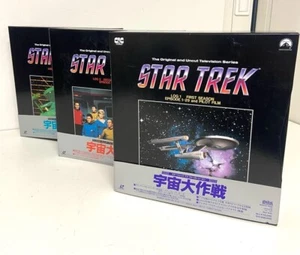 Star Trek LASERDISC Space Operation TV complete 3 BOX All 79 Episodes - Picture 1 of 10