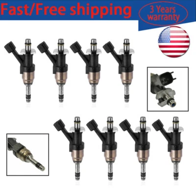 8pcs 12668390 Fuel Injectors For GMC Yukon XL 5.3L V8 2015 2016 2017 2018 FJ1217 - Image 1 of 4