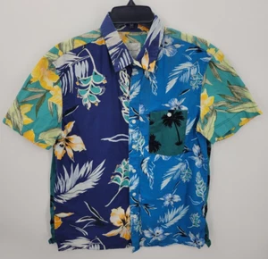 American Eagle Hawaiihemd Herren Medium Mixed Print Y2K Beach Tropical Camp - Bild 1 von 8