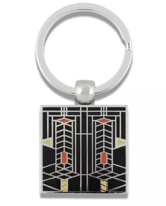 ACME Studio FRANK LLOYD WRIGHT zweiseitiger Emaille-Schlüsselring ""Robie House"" NEU - Bild 1 von 2