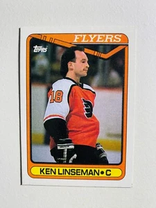1990 TOPPS #345 KEN LINSEMAN NM-MT NHL HOCKEY CARD - Picture 1 of 2
