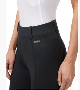 Kerrits Performance Knee Patch Pocket Riding Tight-XL-Black - Picture 1 of 3