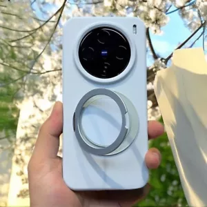 Funda trasera de silicona suave con soporte para mini cubierta magnética Vivo X200 Pro/X200 Pro - Imagen 1 de 21
