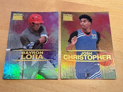 2021 skybox metal universe champions Premium Bayron Lora & Josh Christopher LOT - Image 1 of 2