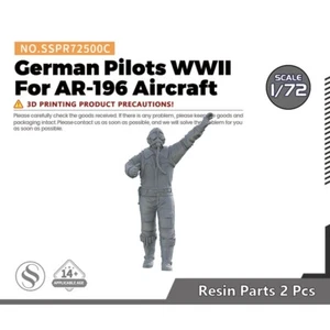 SSMODEL SSPR72500C 1/72 German Pilots WWII For AR-196 Aircraft - Picture 1 of 3