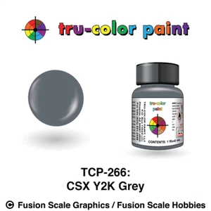Tru Color Paint CSX Y2K Gray 1oz - Picture 1 of 1